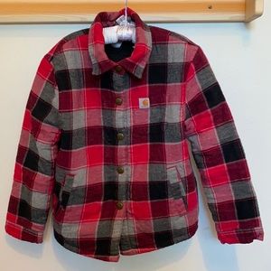 Carhartt Flannel Sherpa-Lined Shirt Jacket